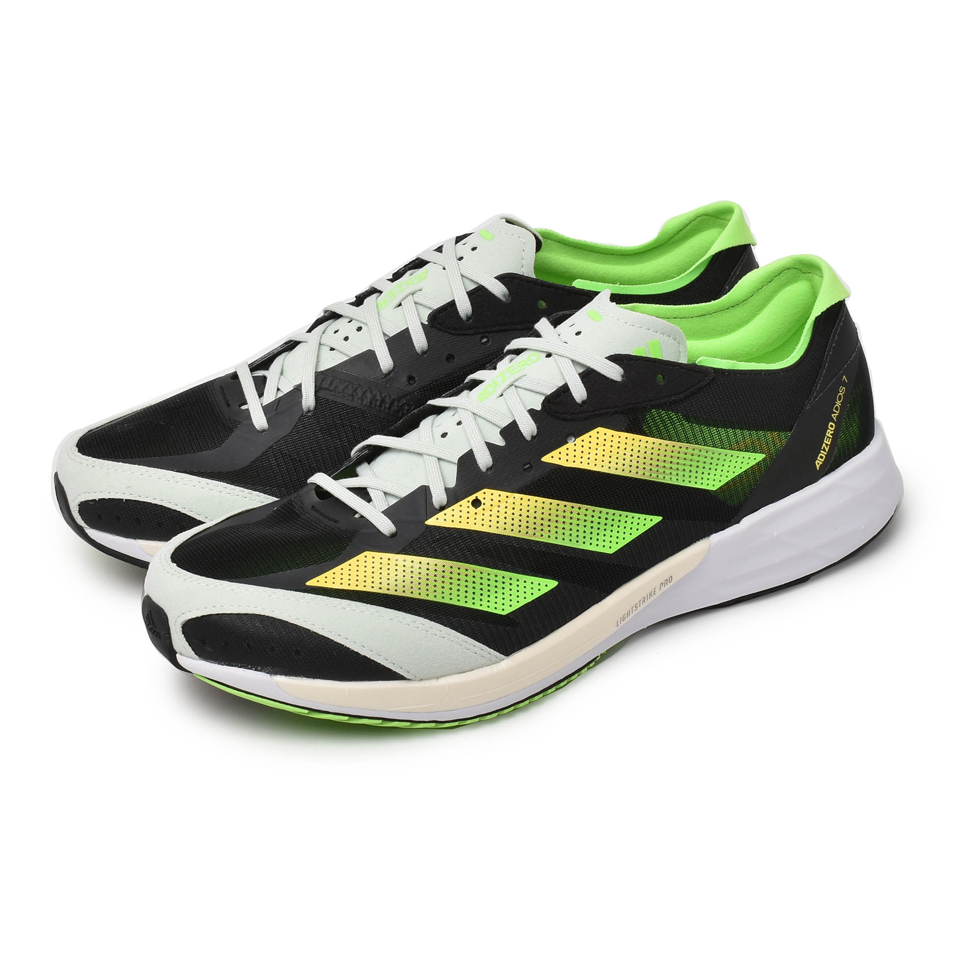 送料無料 アディダス ランニングシューズ メンズ アディゼロ ジャパン 7 ADIDAS LWE87 白 シューズ スニーカー 軽量 靴｜z-sports｜04