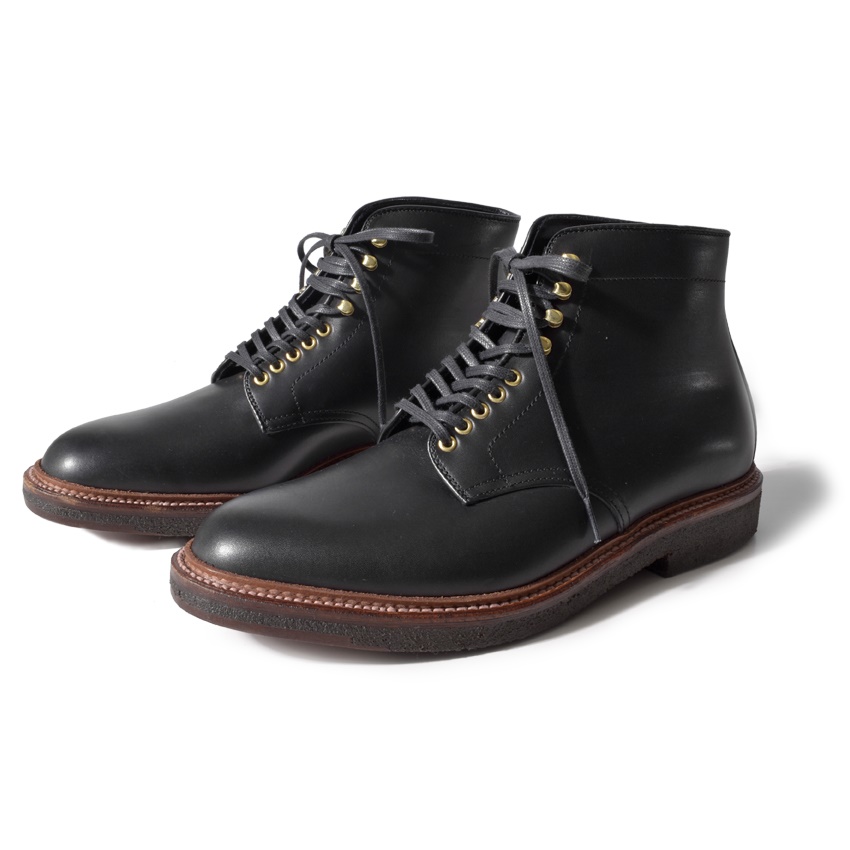 送料無料 ALDEN オールデン 革靴 プレーン トゥ ブーツ PLAIN TOE BOOTS メン...