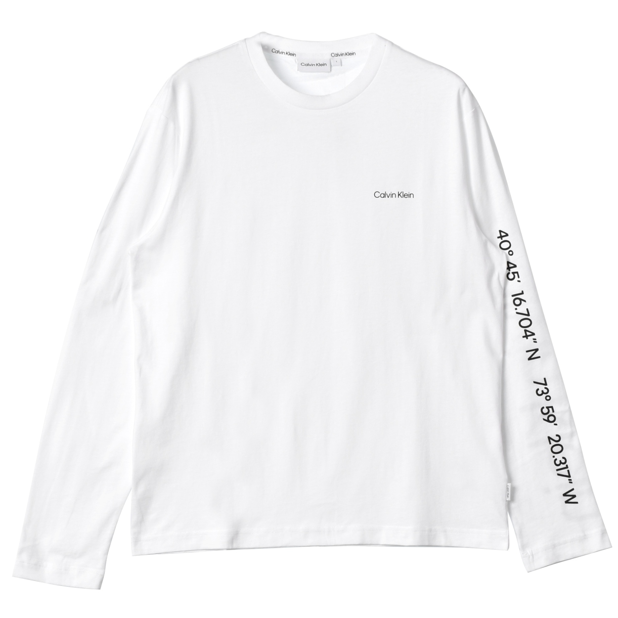   カルバンクライン ロゴ ロングTシャツ ホワイト Calvin Klein - [Calvin Klein カルバンクライン] メンズ ロンT
