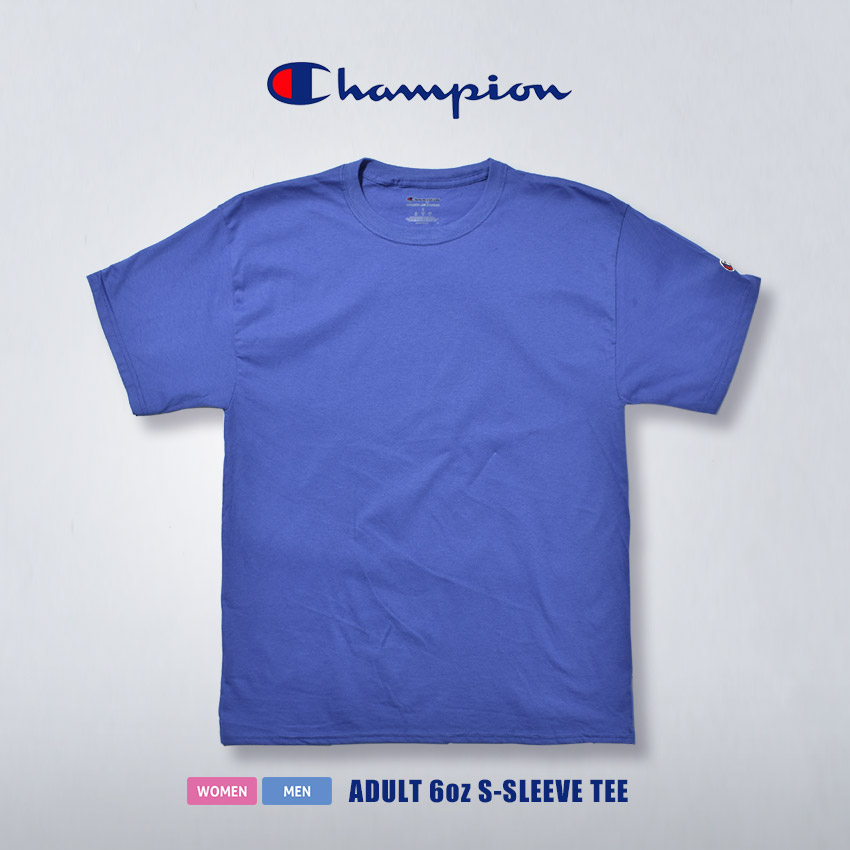 （ゆうパケット送料無料）チャンピオン Tシャツ メンズ レディース ADULT 6oz SHORT SLEEVE TEE CHAMPION T425 黒 ブラック 白 ホワイト｜z-sports｜14