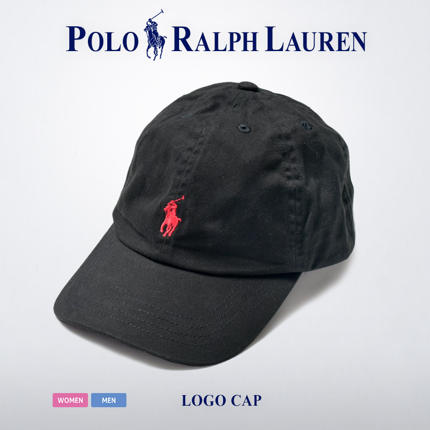 送料無料 キャップ レディース おしゃれ ポロ ラルフローレン ブランド ロゴキャップ POLO RALPH LAUREN 323-552489  323-650920 黒 白