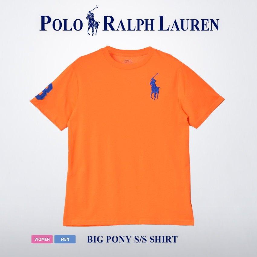 POLO RALPH LAUREN メンズTシャツ、カットソー（色：オレンジ系）の