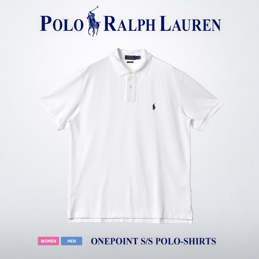 ポロ ラルフローレン ポロシャツ メンズ 半袖ポロシャツ POLO RALPH LAUREN 710707434 710574020 ホワイト 白 ブラック 黒 無地 父の日 プレゼント ギフト｜z-sports｜02