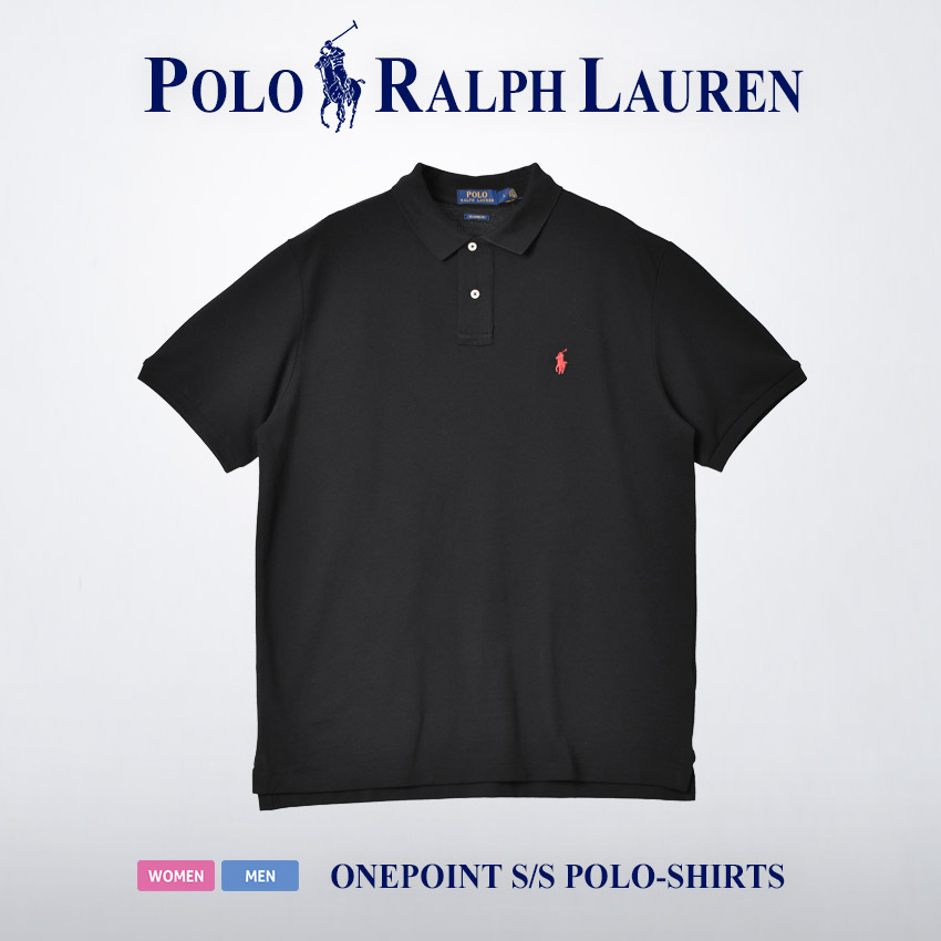 ポロ ラルフローレン ポロシャツ メンズ 半袖ポロシャツ POLO RALPH LAUREN 710707434 710574020 ホワイト 白 ブラック 黒 無地 父の日 プレゼント ギフト｜z-sports｜03