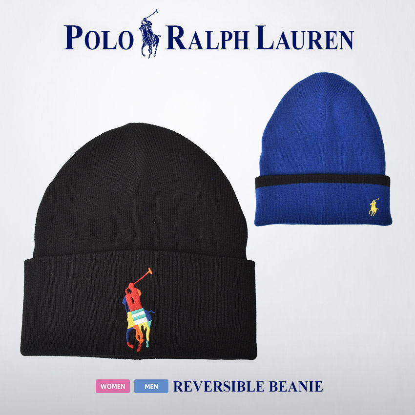 ラルフローレン 帽子 メンズ レディース リバーシブル ビーニー POLO RALPH LAUREN...