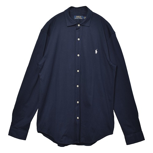 ポロ ラルフローレン 長袖シャツ メンズ L／S CTN SPORT SHIRT POLO RALPH LAUREN 710899386 ホワイト 白  ネイビー 紺 トップス