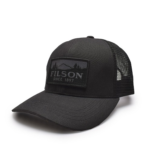 フィルソン キャップ メンズ ロガー メッシュ キャップ FILSON 11030237 ブラック ...