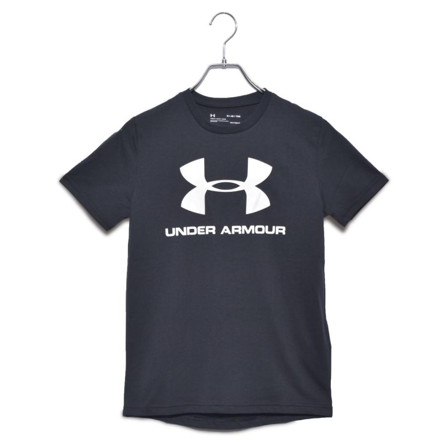 （ゆうパケット送料無料）アンダーアーマー Tシャツ キッズ UA スポーツスタイル ロゴ ショートスリーブ UNDER ARMOUR 1330893 半袖｜z-sports｜02