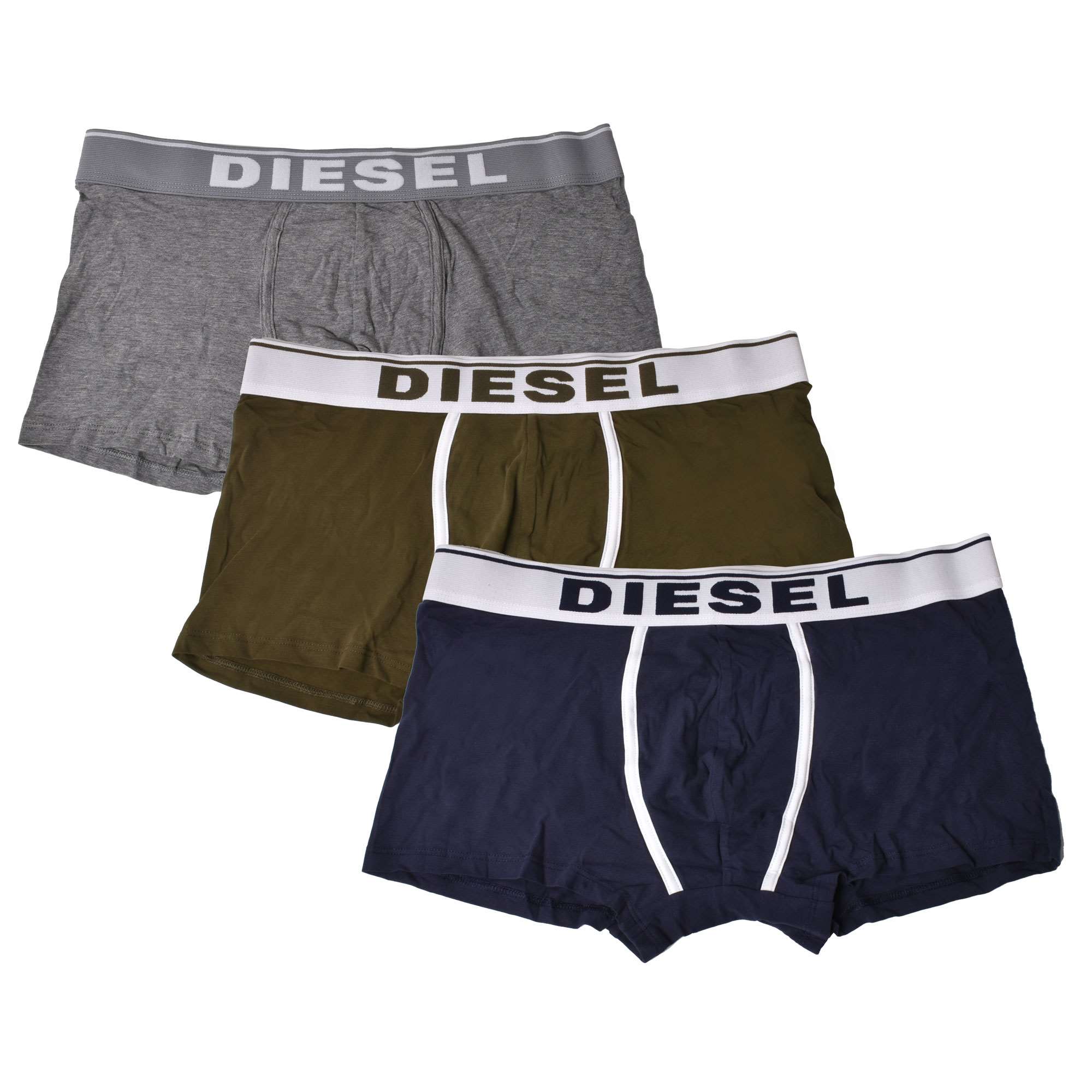 即納\t DIESEL 00ST3V UMBX-DAMIENメンズ 3枚組トランクス UMBX-DAMIENTHREEPACK ボクサーパンツ3枚セット｜ブラック