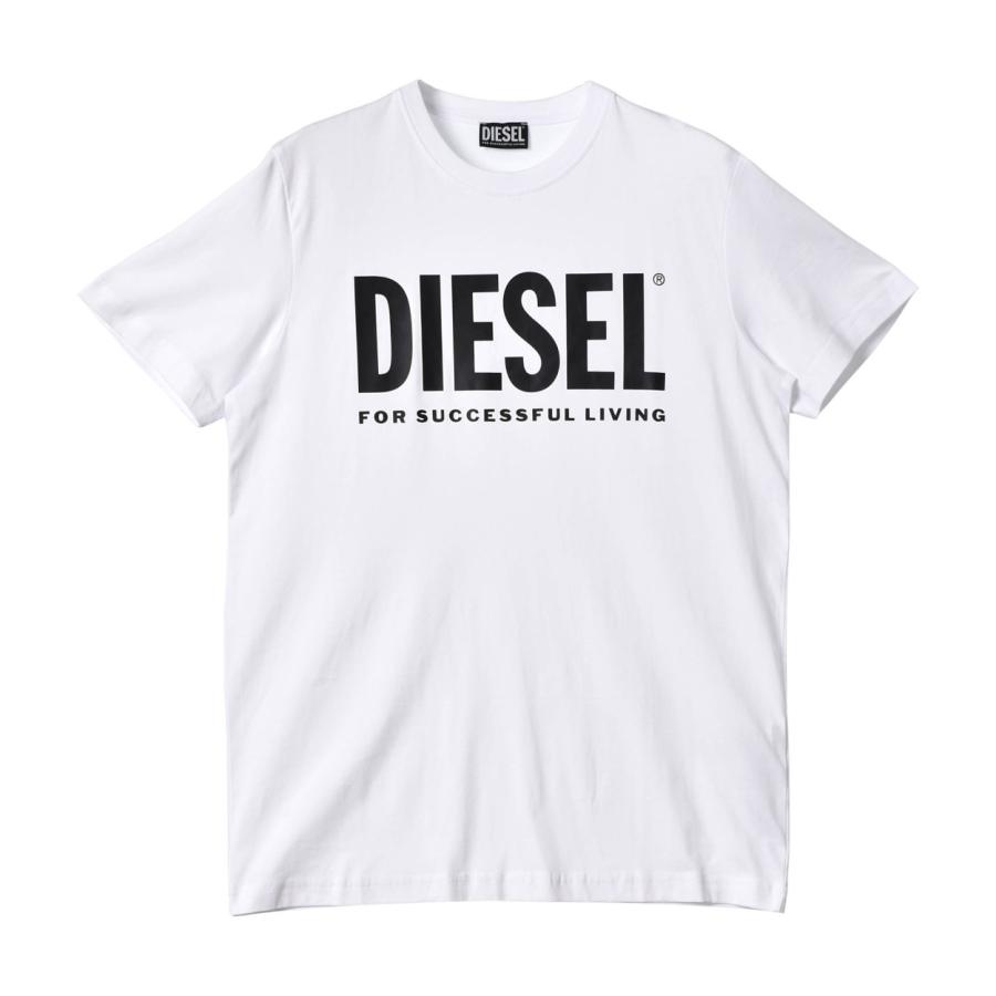 セール ゆうパケット可 ディーゼル 半袖Tシャツ メンズ T-DIEGOS-ECOLOGO T-SHIRT DIESEL ブランド トップス 最適な材料 ホワイト 最新 半袖 ブラック 黒 A028770AAXJ 白