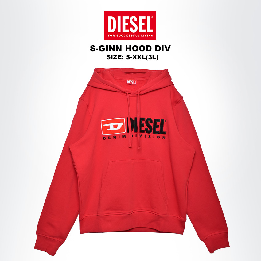 送料無料 ディーゼル パーカー メンズ S-GINN HOOD DIV DIESEL A03757