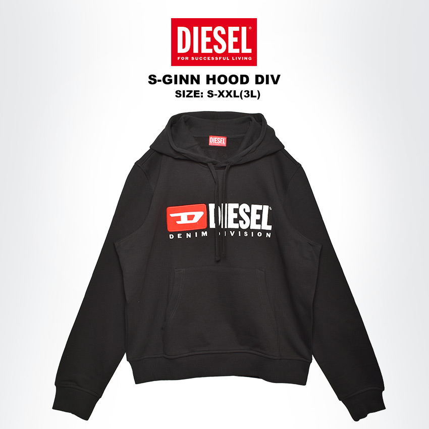 ディーゼル パーカー メンズ S-GINN HOOD DIV DIESEL A03757 0BAWT 