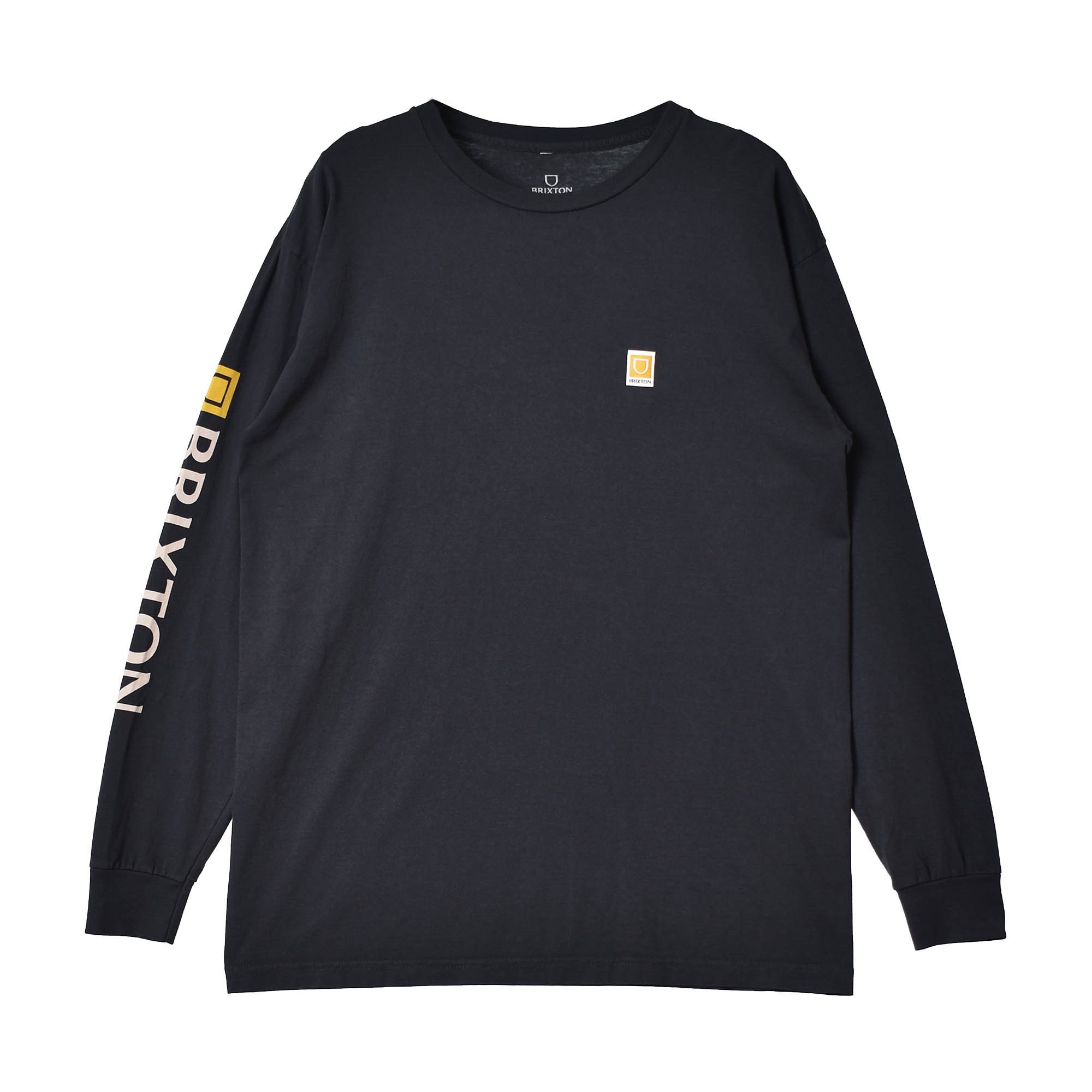 送料無料 ブリクストン 長袖Tシャツ メンズ ロンT BETA II L/S STT BRIXTON 16583 黒 白 長袖 クルーネック｜z-sports｜03