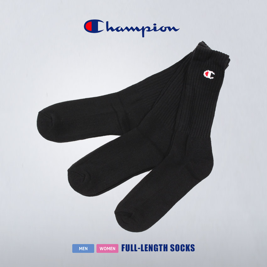 チャンピオン CHAMPION 靴下 フルレングスソックス 3P CMSCH002 メンズ レディース ソックス 3足セット （返品不可）  :2433-0213:Z-SPORTS ヤフーショッピング店 - 通販 - Yahoo!ショッピング