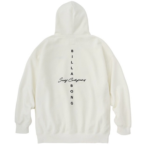ビラボン パーカー レディース クロス ロゴ コクーン ロング パーカー BILLABONG BD014017 ブラック 黒 ホワイト 白 トップス 秋 BILLABONG ビラボン パーカー レディース クロス ロゴ コクーン