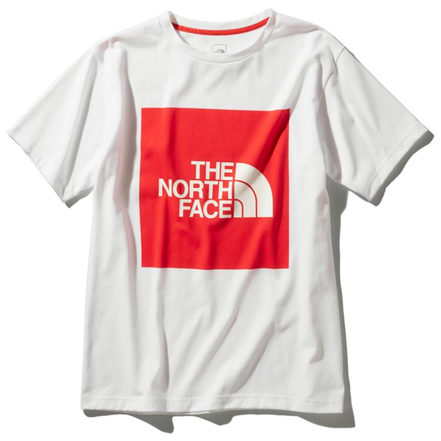 （ゆうパケット可）ザ ノースフェイス THE NORTH FACE Tシャツ メンズ 半袖 ショートスリーブカラードビッグロゴティー NT32043 半袖 白｜z-sports｜02