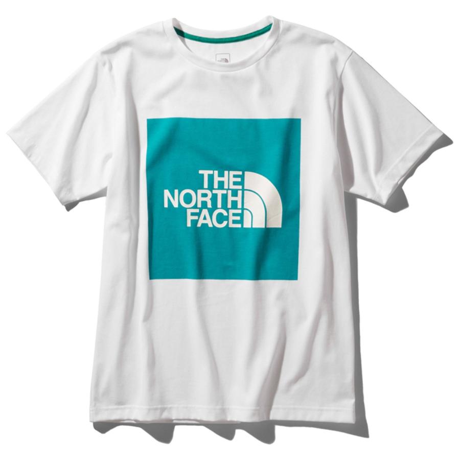 （ゆうパケット可）ザ ノースフェイス THE NORTH FACE Tシャツ メンズ 半袖 ショートスリーブカラードビッグロゴティー NT32043 半袖 白｜z-sports｜04