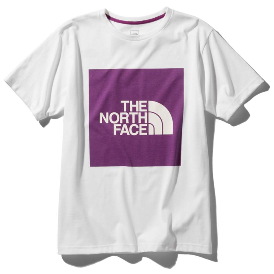 （ゆうパケット可）ザ ノースフェイス THE NORTH FACE Tシャツ メンズ 半袖 ショートスリーブカラードビッグロゴティー NT32043 半袖 白｜z-sports｜05