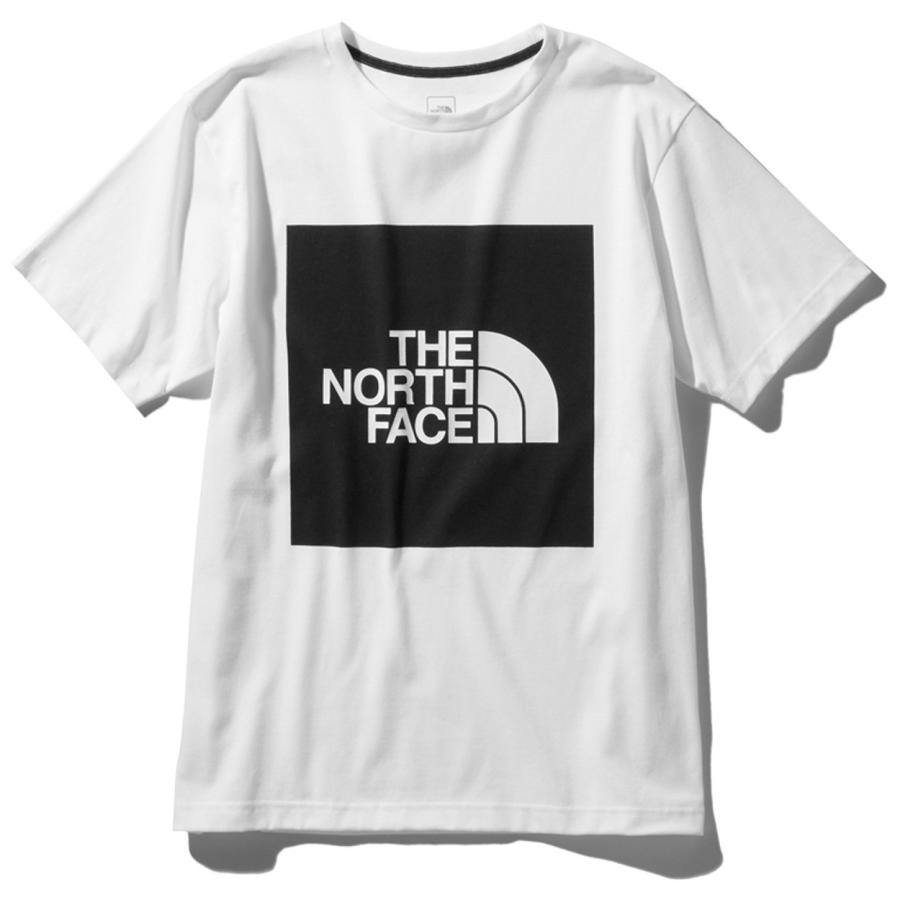 （ゆうパケット可）ザ ノースフェイス THE NORTH FACE Tシャツ メンズ 半袖 ショートスリーブカラードビッグロゴティー NT32043 半袖 白｜z-sports｜06