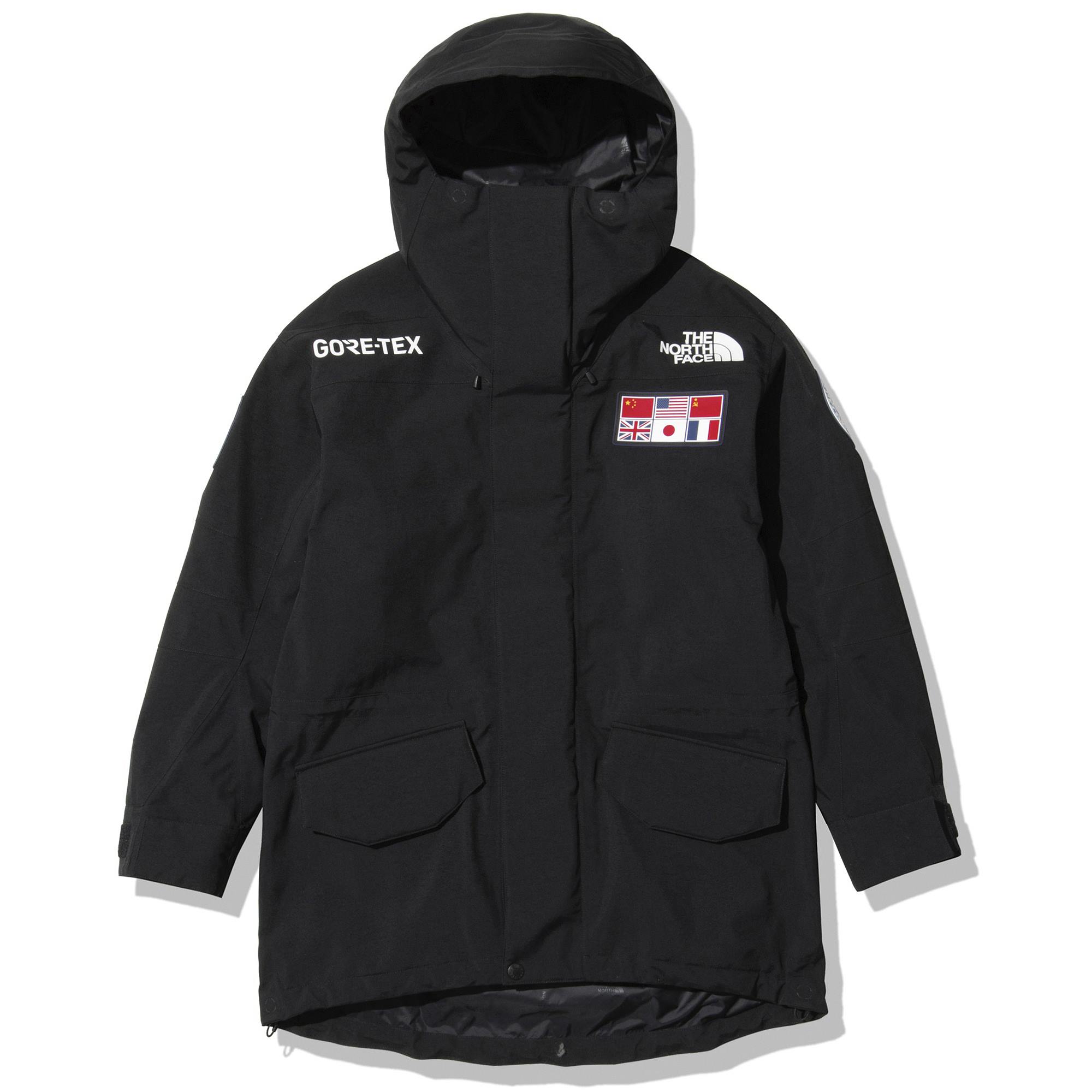 ノースフェイス 防水シェルジャケット メンズ トランスアンタークティカパーカ THE NORTH FACE NP62238 ブラック 黒 ブルー