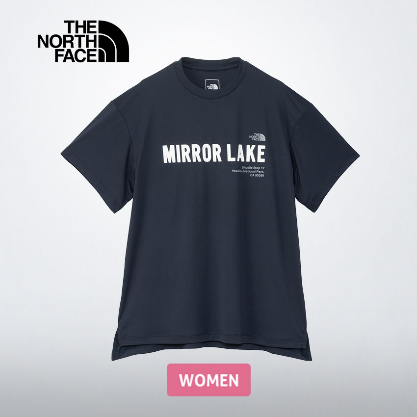 ザ・ノース・フェイス 半袖Tシャツ レディース ショートスリーブウォータースムースティー THE NORTH FACE NTW12431 ホワイト 白 紺 国内正規品 THE NORTH FACE ザ・ノース・フェイス Tシャツ 半袖 レディース