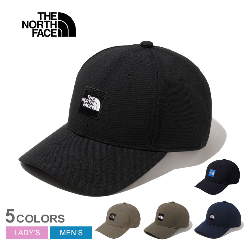 【希少品】ノースフェイスTHE NORTH FACE ブラック キャップ 帽子 THE NORTH FACE Square Logo Cap ブラック×オプティック