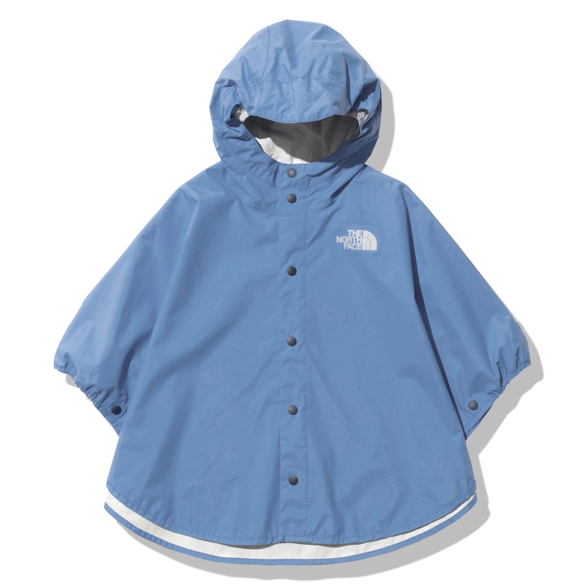 ノースフェイス レインコート キッズ ジュニア 子供 レインポンチョ THE NORTH FACE NPB12308 青 ネイビー 国内正規