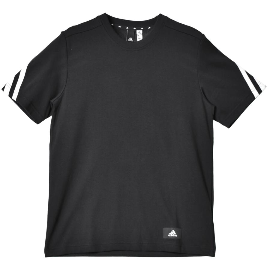 （ゆうパケット送料無料）アディダス 半袖Tシャツ メンズ FI 3ストライプス Tシャツ ADIDAS CO093 赤 グレー ブラック｜z-sports｜02