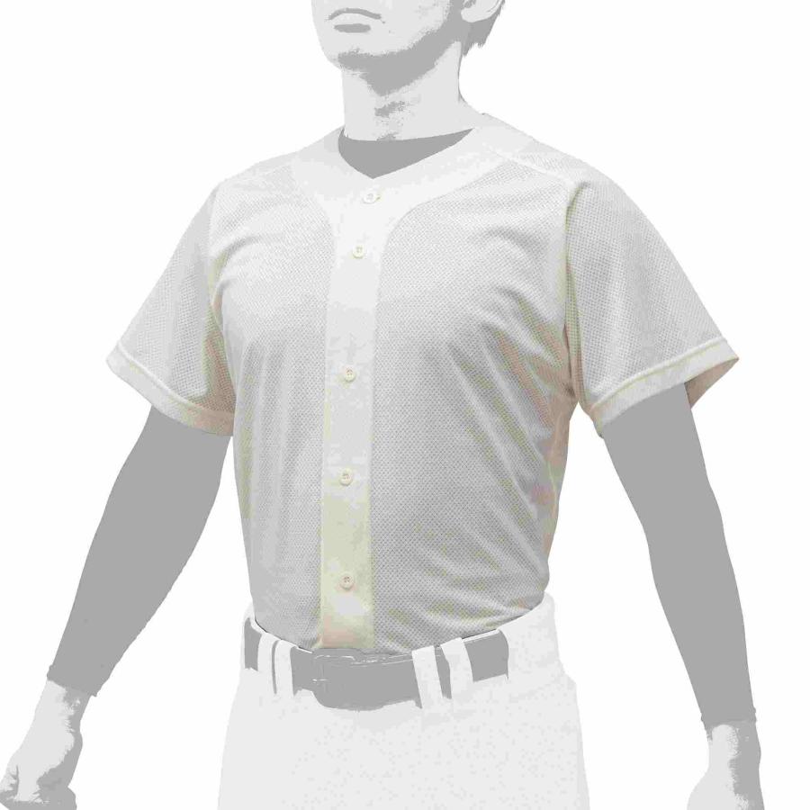 送料無料 ミズノ ユニフォームシャツ ベースボールシャツ メンズ レディース シャツ／オープンタイプ(野球) MIZUNO 12JC0F43｜z-sports｜04