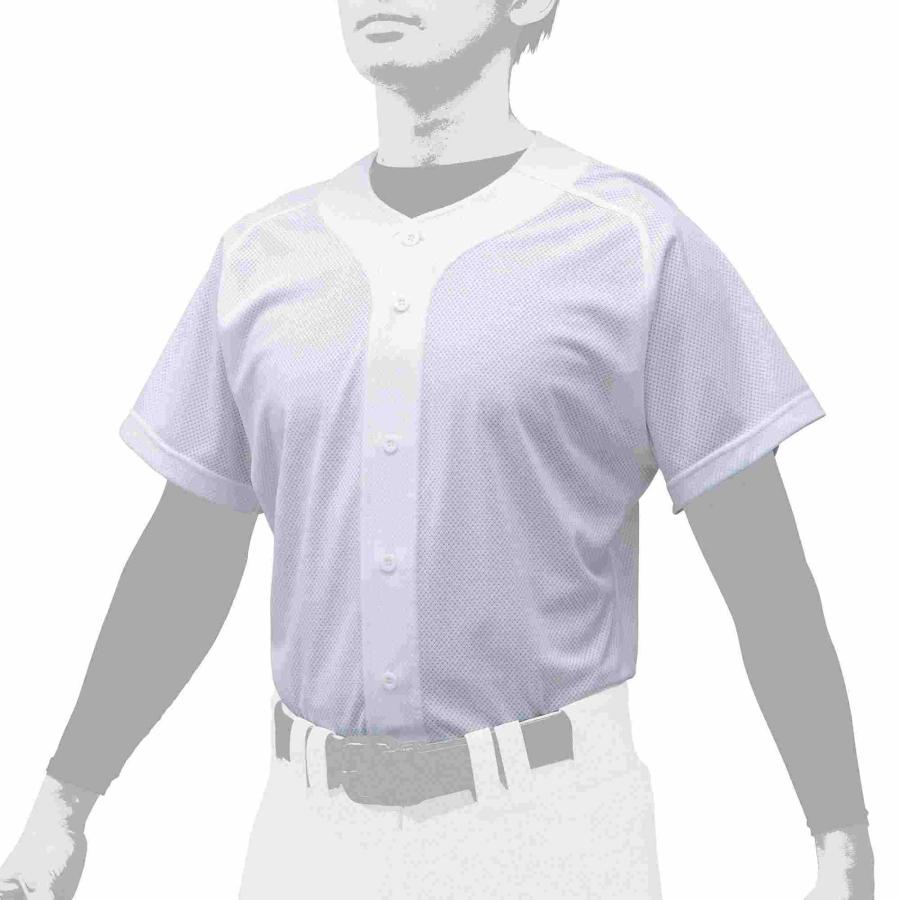送料無料 ミズノ ユニフォームシャツ ベースボールシャツ メンズ レディース シャツ／オープンタイプ(野球) MIZUNO 12JC0F43｜z-sports｜05
