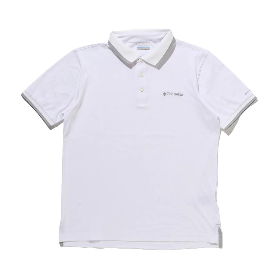 コロンビア ポロシャツ メンズ コーブドームビュートソリッドピケポロ COLUMBIA AE0412 ホワイト 白 ネイビー 紺 ウェア ポロ｜z-sports｜02