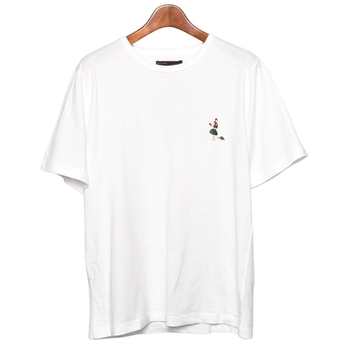 Tシャツ メンズ おしゃれ 半袖 刺繍 6 5オンス ワンポイント カットソー 無地 白 黒 クルーネック Z Sports Paypayモール店 通販 Paypayモール