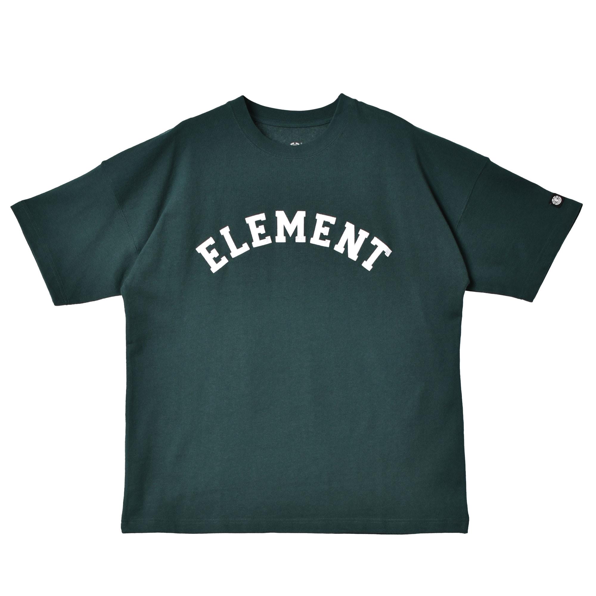 （ゆうパケット送料無料）エレメント 半袖Tシャツ メンズ COLLEGE SS Ｔシャツ ELEMENT BD021237 ブラック 黒 ホワイト 白 グレー トップス ウェア ロゴ｜z-sports｜04