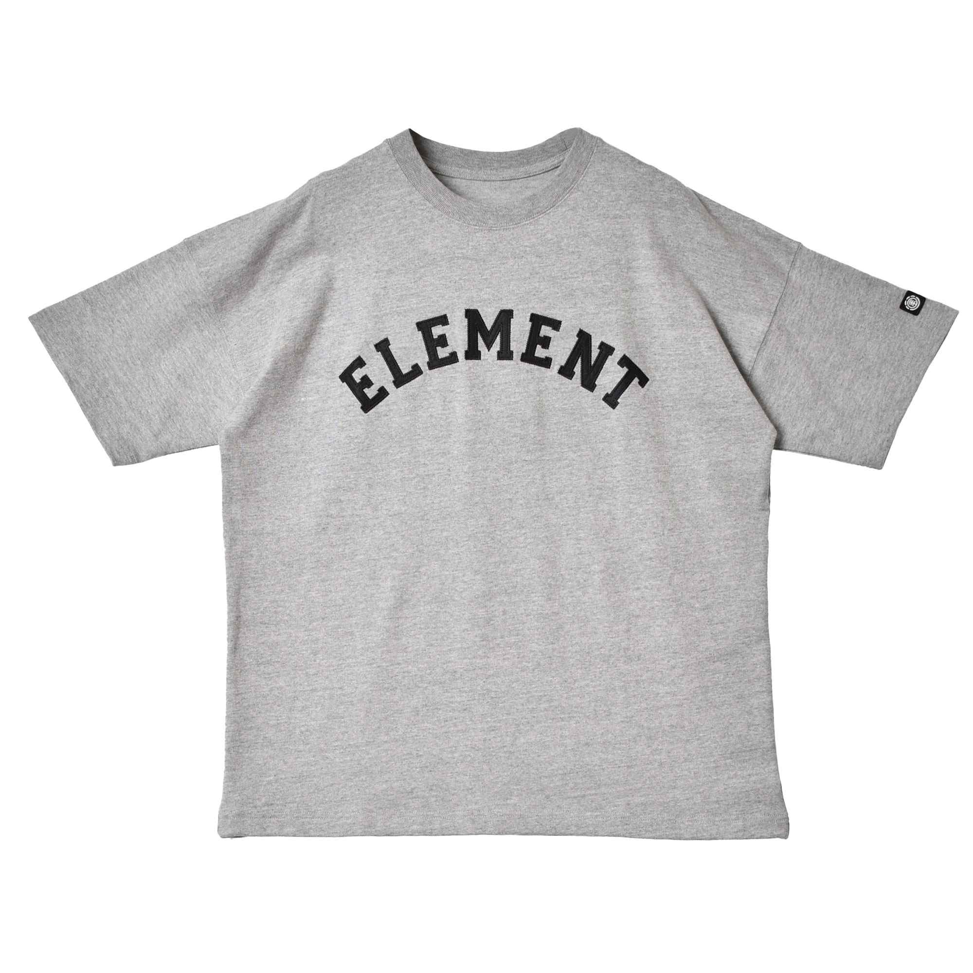 （ゆうパケット送料無料）エレメント 半袖Tシャツ メンズ COLLEGE SS Ｔシャツ ELEMENT BD021237 ブラック 黒 ホワイト 白 グレー トップス ウェア ロゴ｜z-sports｜05