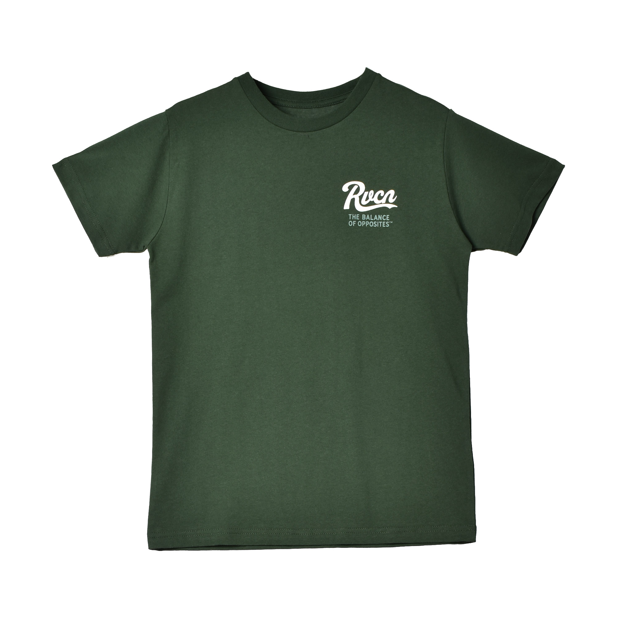 （ゆうパケット可）ルーカ 半袖Tシャツ キッズ ジュニア 子供 PENNANTAN TEE RVCA BE045227 グレー ホワイト 白 トップス tシャツ 半袖 カジュアル｜z-sports｜02