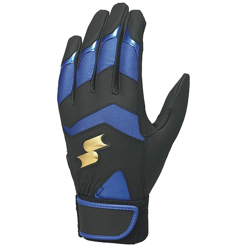 エスエスケイ バッティング手袋 ユニセックス 一般用 シングルバンド手袋 (両手) SSK BG5013WFA ブラック 黒 ゴールド シルバー｜z-sports｜04