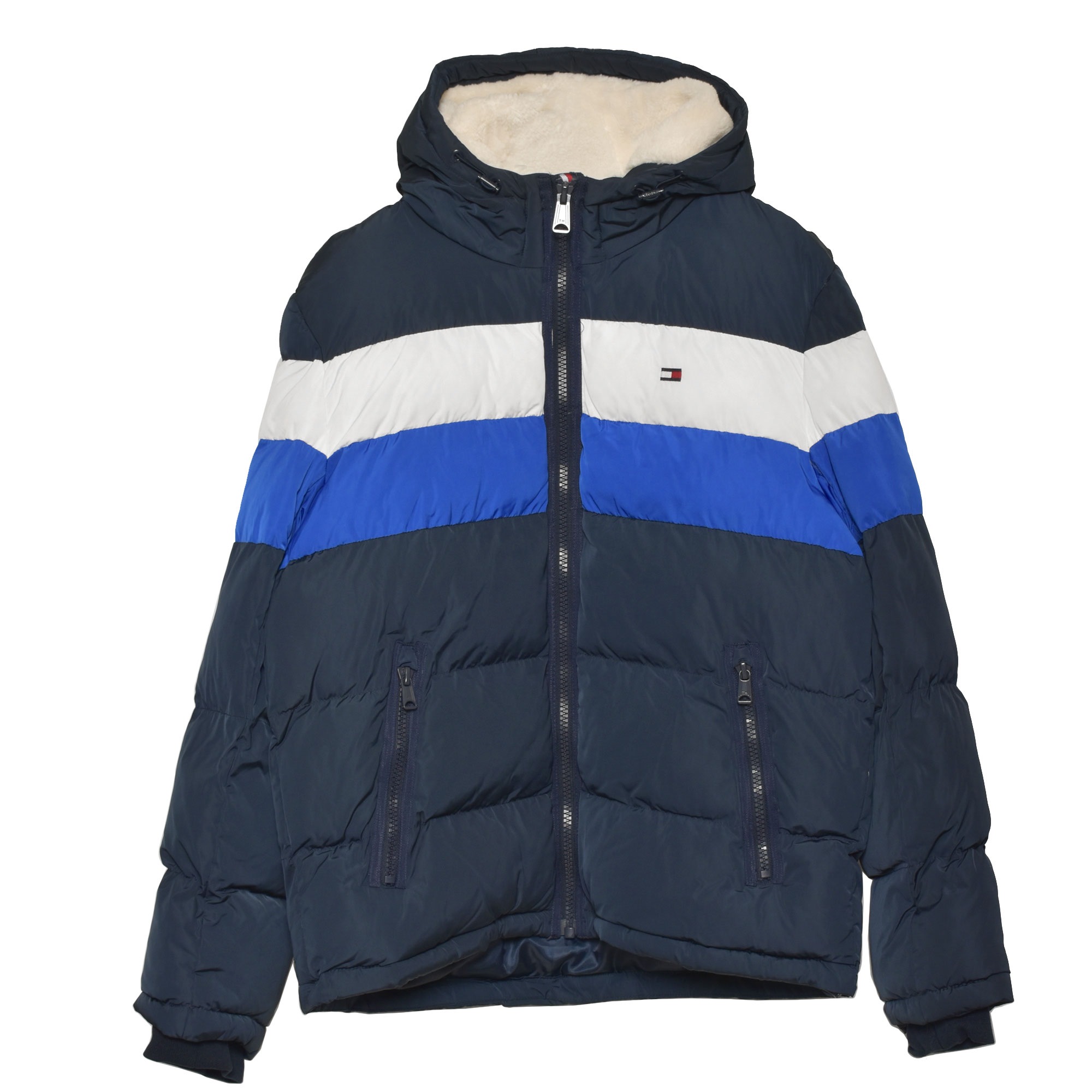 トミーヒルフィガー アウター メンズ CLASSIC PUFFER JACKET WITH SOFT SHERPA LINED HOOD TOMMY HILFIGER 150AP123 黒 送料無料｜z-sports｜05