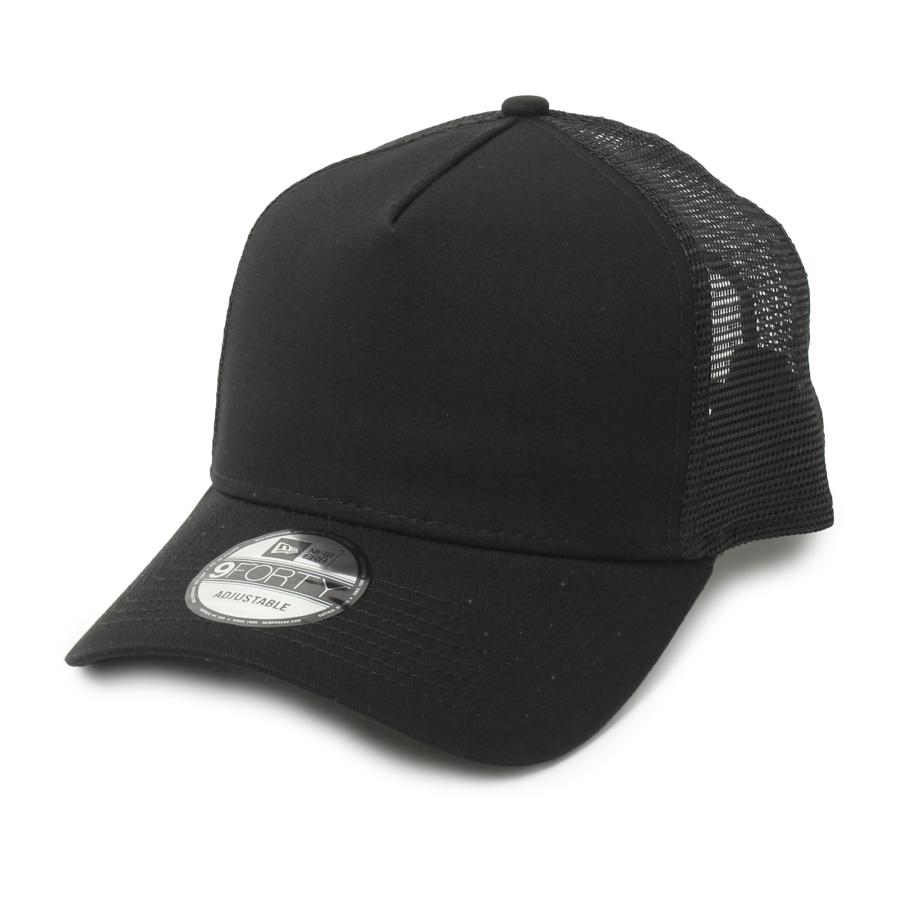 ニューエラ 帽子 メンズ レディース MESH TRUCKER CAP NEW ERA NE205 ブラック 黒 ネイビー 紺 9FORTY キャップ BBキャップ 無地｜z-sports｜02