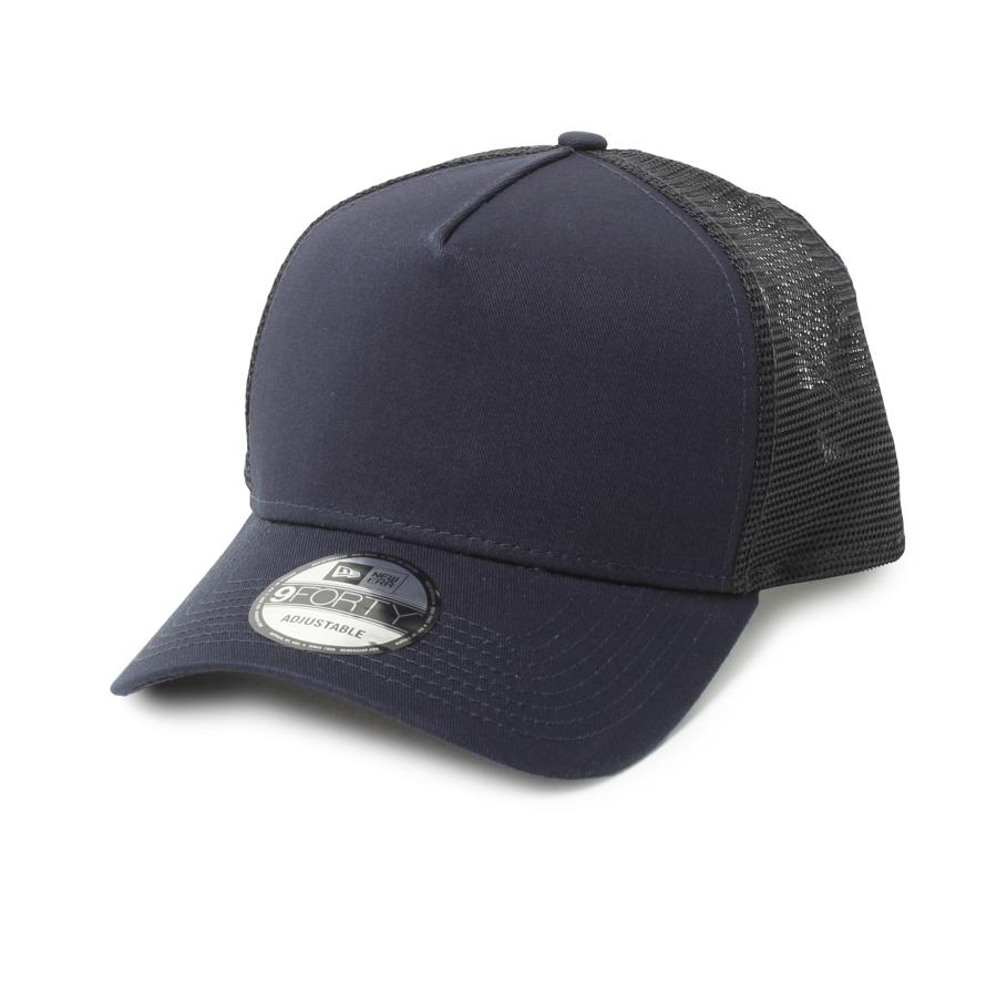 ニューエラ 帽子 メンズ レディース MESH TRUCKER CAP NEW ERA NE205 ブラック 黒 ネイビー 紺 9FORTY キャップ BBキャップ 無地｜z-sports｜04