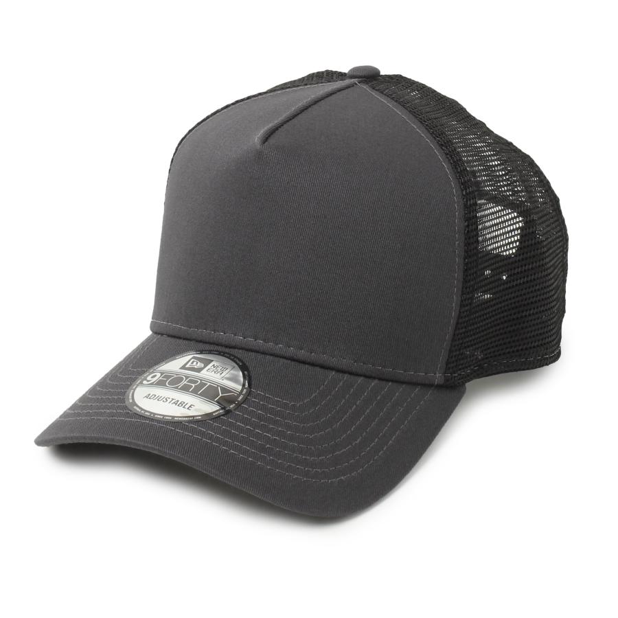 ニューエラ 帽子 メンズ レディース MESH TRUCKER CAP NEW ERA NE205 ブラック 黒 ネイビー 紺 9FORTY キャップ BBキャップ 無地｜z-sports｜05