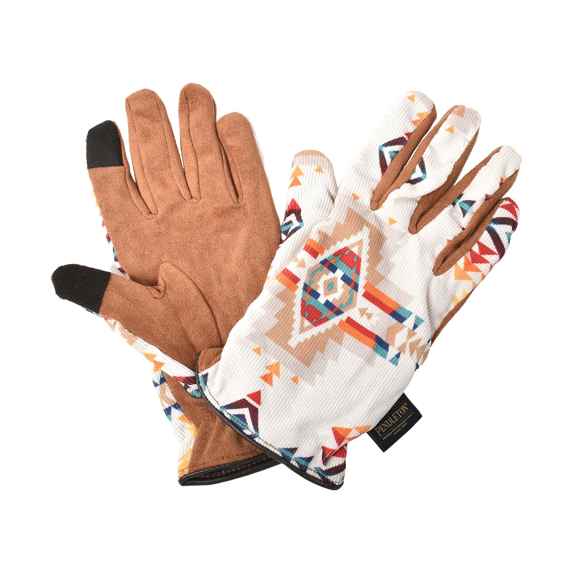 ペンドルトン 手袋 レディース CORDUROY GLOVE PENDLETON PDT-000-223007  ブラウン 防寒 冬物 女性｜z-sports｜02