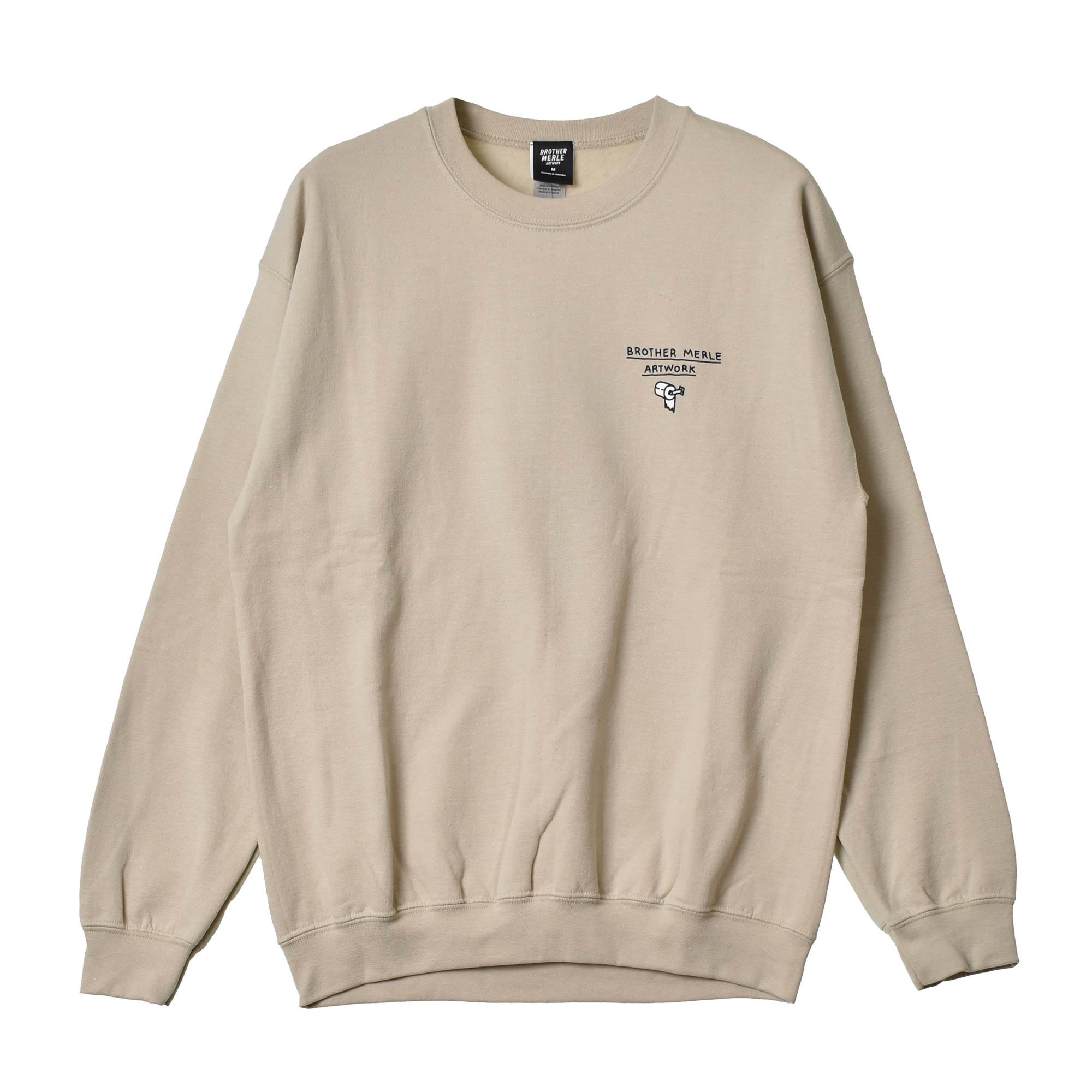 ブラザー マール スウェット メンズ DESTROY THE TOILET CREW SWEAT B...