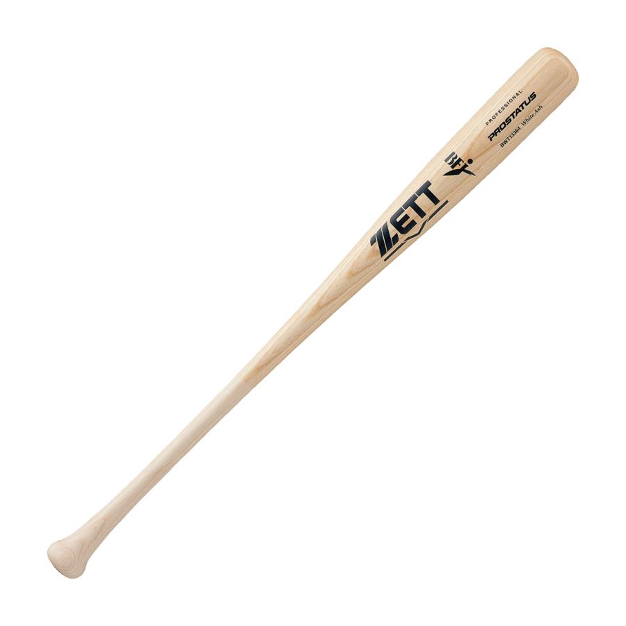 送料無料 ゼット バット 大人 一般 硬式木製バット プロステイタス 84cm ZETT BWT13384  ブラウン ベージュ 野球 ベースボール