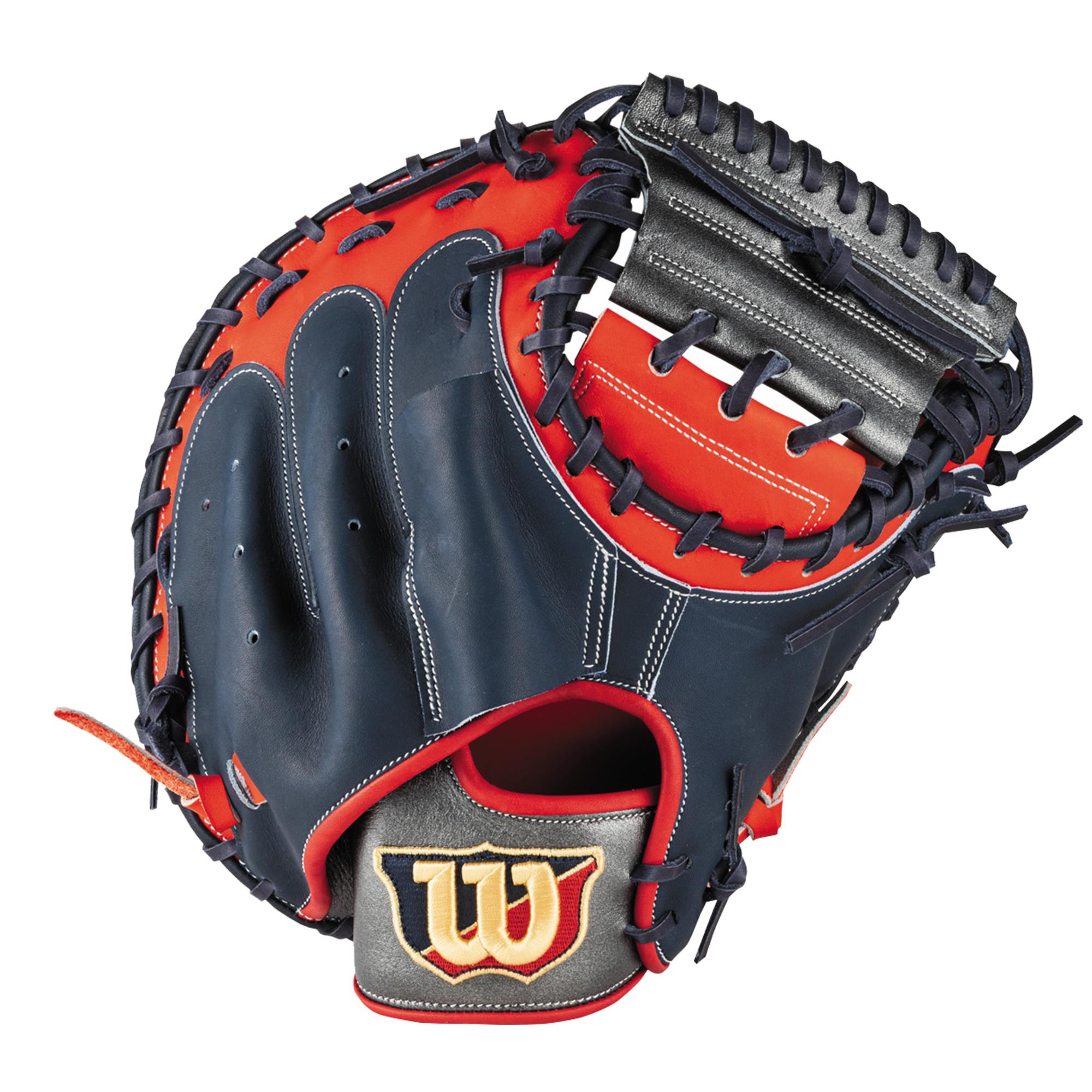 Wilson ウィルソン野球グローブ ネイビー/オレンジ ワナビーヒーロー