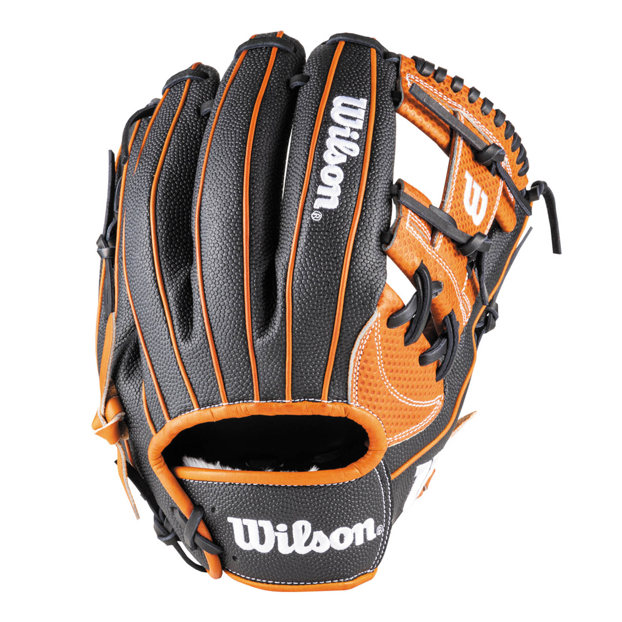 Wilson 軟式グローブ 黒/白 軟式 カラー グラブ Wilson Sraff 外崎モデル 内野 ウィルソン