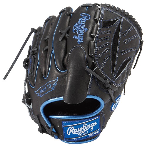 ローリングス グローブ 大人 一般 軟式 HOH METALLIC 投手用 Rawlings GR3FHMA15W ベージュ ブラック 黒 レッド 赤 ブルー 青｜z-sports｜03