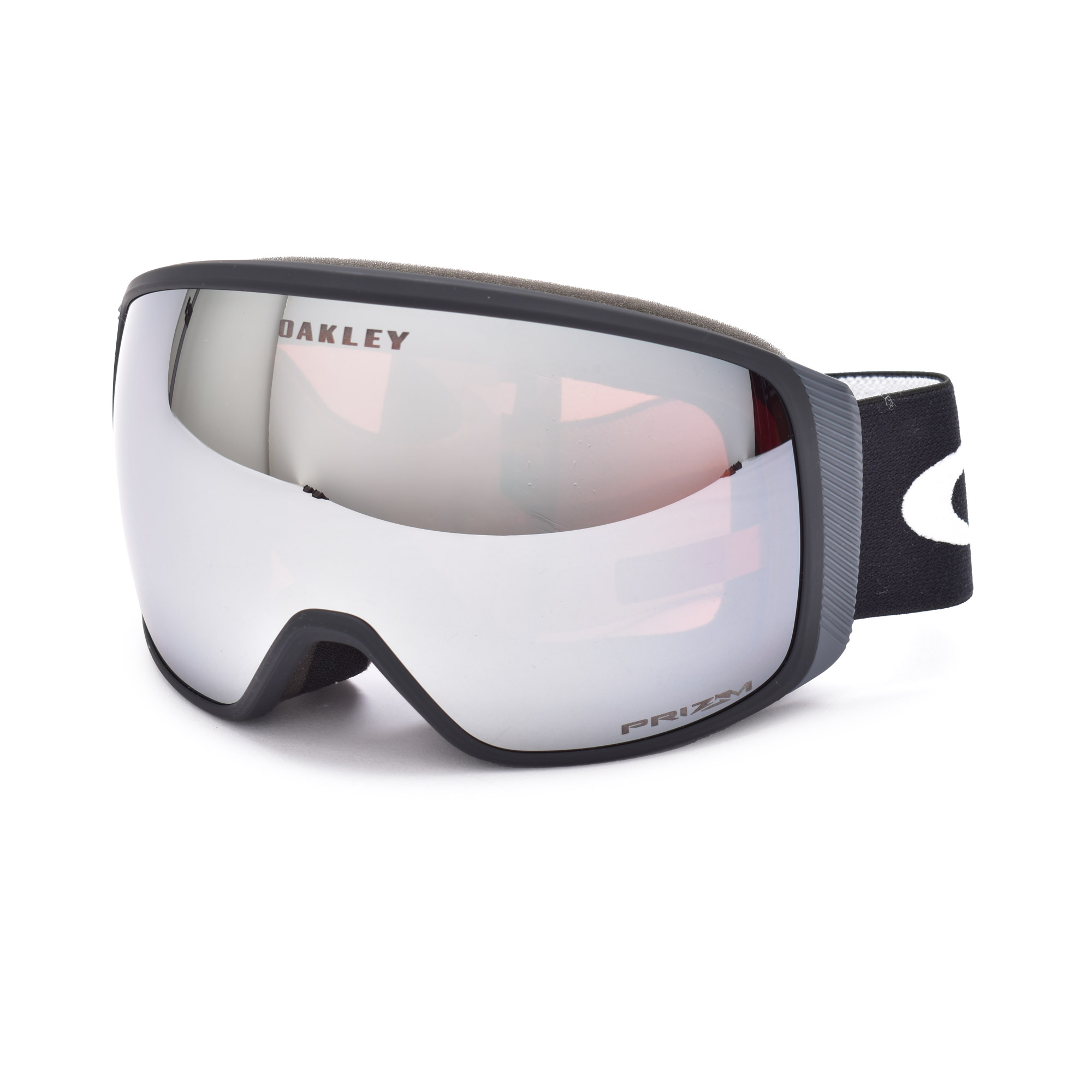 送料無料 オークリー ゴーグル メンズ レディース フライト トラッカー L スノー ゴーグル OAKLEY 7104 ブラック 黒 ホワイト 白  スノボ