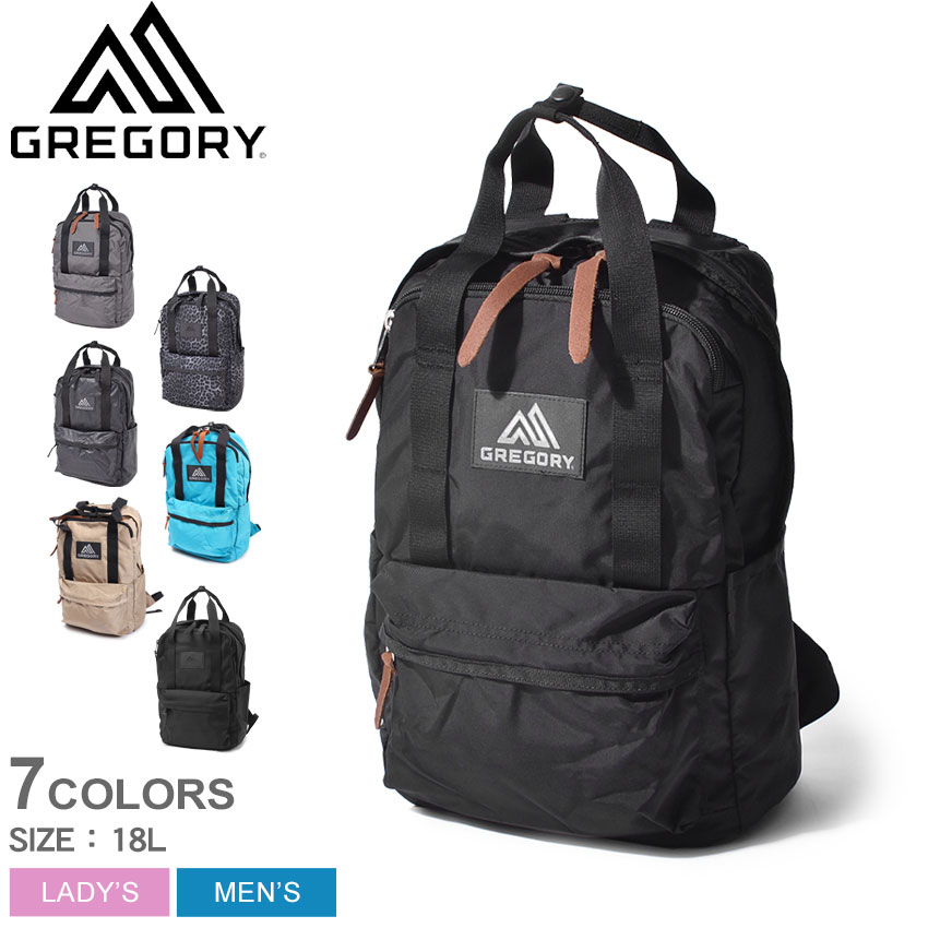 【美品】グレゴリー　イージーピージーデイ　花柄　黒 GREGORY グレゴリー リュックサック メンズ レディース イージー