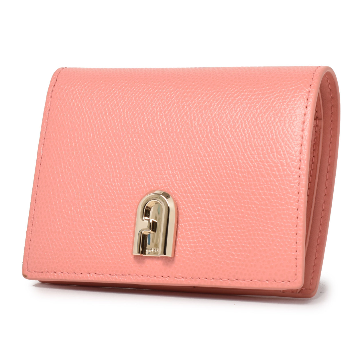 フルラ 財布 レディース  コンパクトウォレット   ブラック 黒 ピンク 2つ折り財布  コンパクト財布