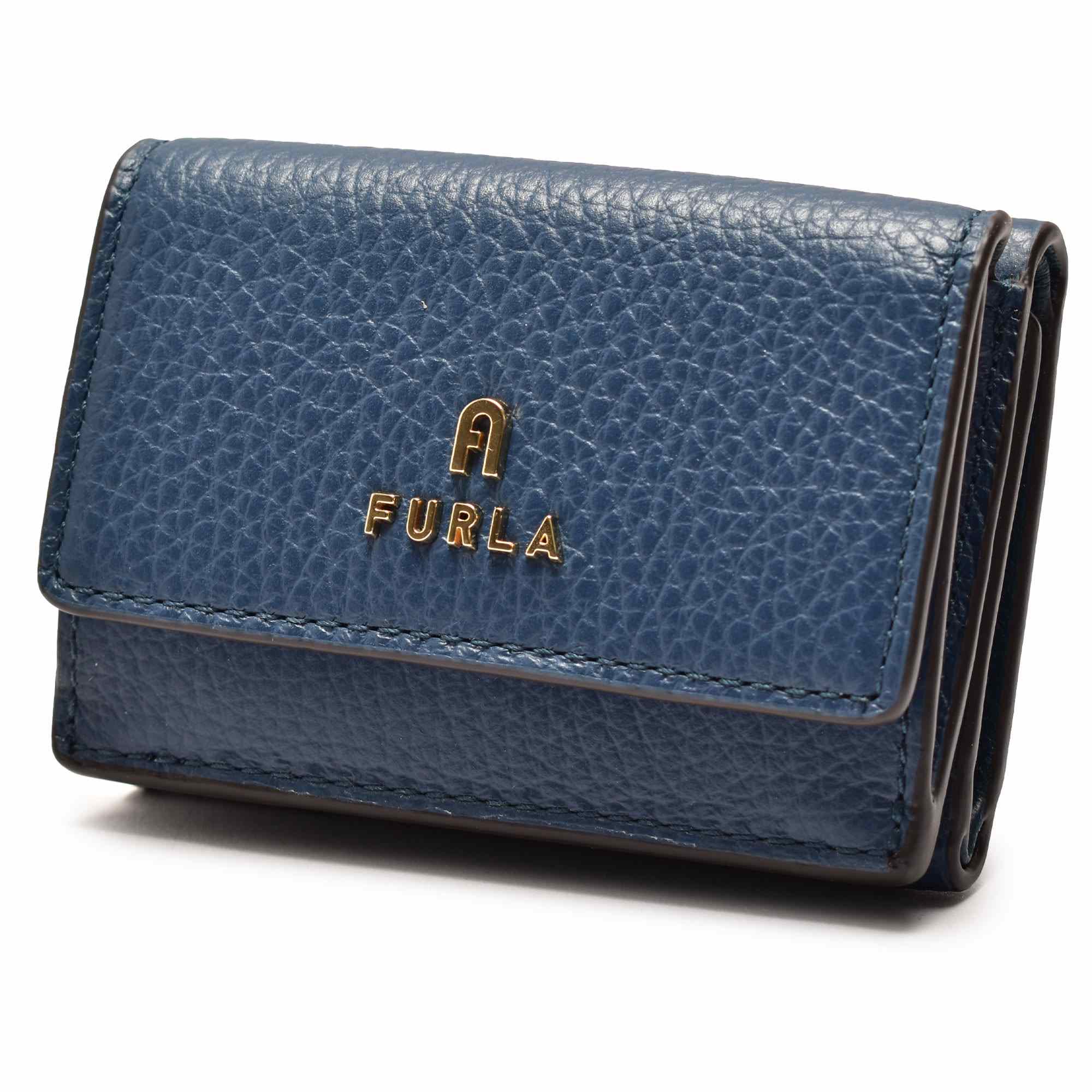 送料無料 フルラ 財布 レディース カメリア S コンパクト ウォレット FURLA WP00318 HSF000 黒 青 3つ折り財布 おしゃれ｜z-sports｜03